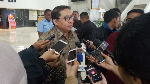 Fadli Zon saat memberikan keterangan (Foto: Fahrian Saleh/kumparan)