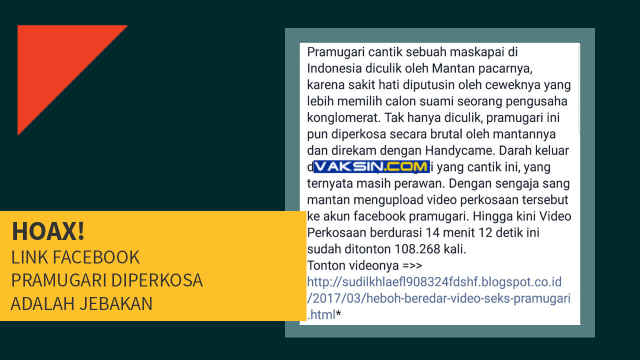 Link Facebook Pramugari Diperkosa Adalah Jebakan (Foto: Deanda Dewindaru/kumparan)