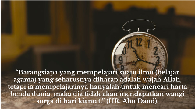 Dosa Besar Menuntut Ilmu Hanya Untuk Dunia Menyembunyikan Ilmu Kumparan Com