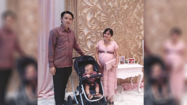 Mohammad Huraira bersama istri dan anaknya. (Foto: Dok. Mohammad Huraira)