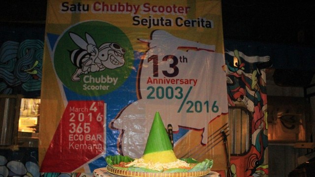 Acara syukuran Chubby Scooter ke-13. (Foto: Dok. Chubby Scooter)