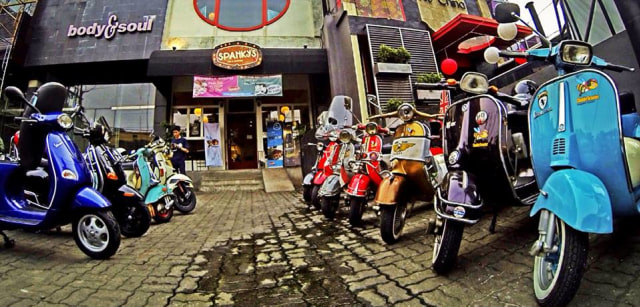 Tempat nongkrong Chubby Scooter saat dulu. (Foto: Dok. Chubby Scooter)