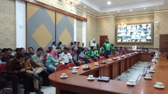 Sosialisasi Kebijakan Transportasi Online (Foto: David Pratama/kumparan)