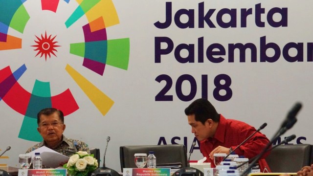 Rapat persiapan Asian Games 2018 di kantor Inasgoc (Foto: Aditia Noviansyah/kumparan)