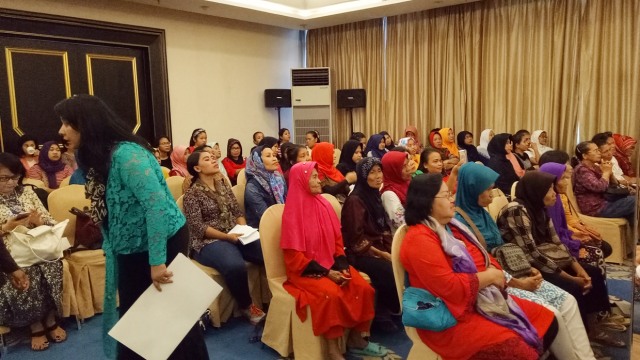 Diskusi perempuan peduli kota Jakarta. (Foto: Kevin Kurnianto/kumparan)