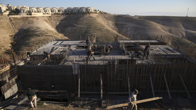 Permukiman ilegal Israel dibangun buruh Palestina Foto: AP Photo/Oded Balilty
