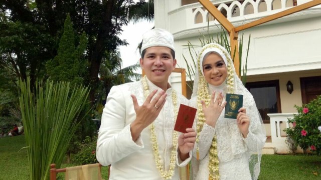 Haykal Kamil dan Tantri Namirah resmi nikah (Foto: Prabarini Kartika/kumparan)
