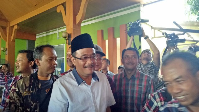 Djarot menghadiri acara deklarasi dukungan UMKM (Foto: Nadia Jovita/kumparan)