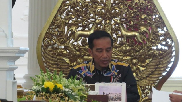 Presiden Jokowi di Istana Merdeka. (Foto: Yudhistira Amran Saleh/kumparan)