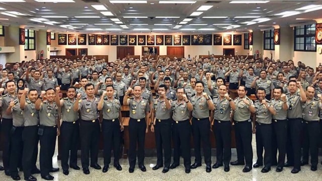 Perwira polri yang akan mengikuti Sespimmen. (Foto: dok. SDM Polri)