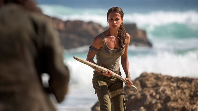 Alicia Vikander sebagai Lara Croft di Tomb Raider. (Foto: Graham Bortholomew)