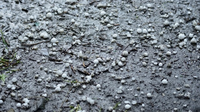 Ilustrasi hujan es Foto: thinkstock