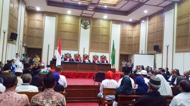 Ruang sidang Ahok. (Foto: Marcia Audita/kumparan)