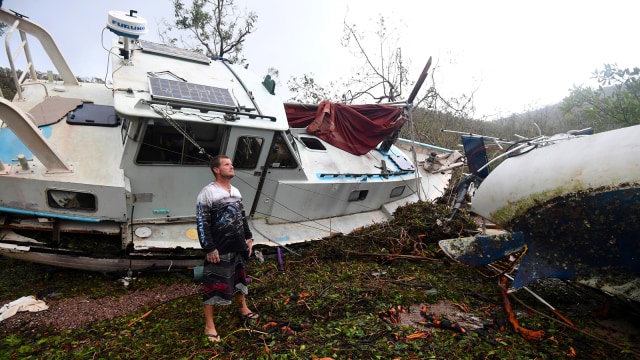 Usai badai debbie di Australia. (Foto: Reuters/Dan Peled)