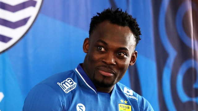 Pemain sepak bola asal Ghana, Michael Essien. Foto: Fanny Kusumawardhani/kumparan