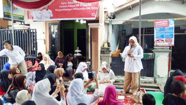 Fery Farhati Ganis memberikan sambutan di Warakas (Foto: Wandha Nur/kumparan)