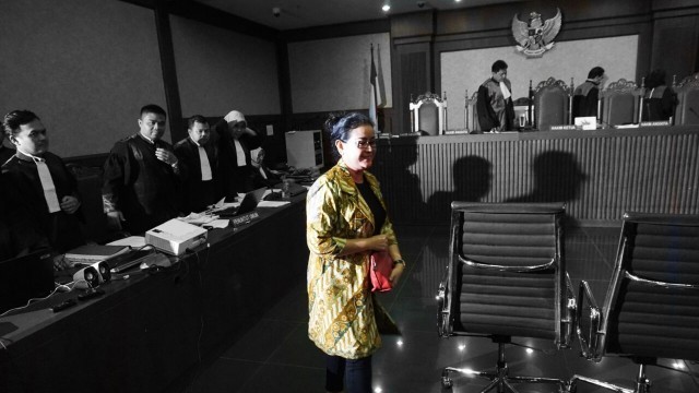 Miryam di Sidang e-KTP (Foto: Aditia Noviansyah/kumparan)