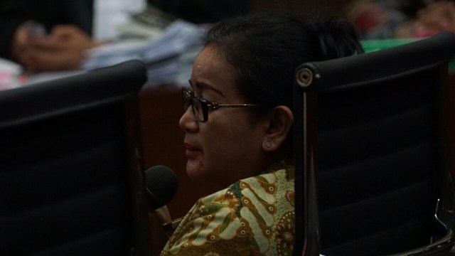 Miryam di Sidang e-KTP (Foto: Aditia Noviansyah/kumparan)