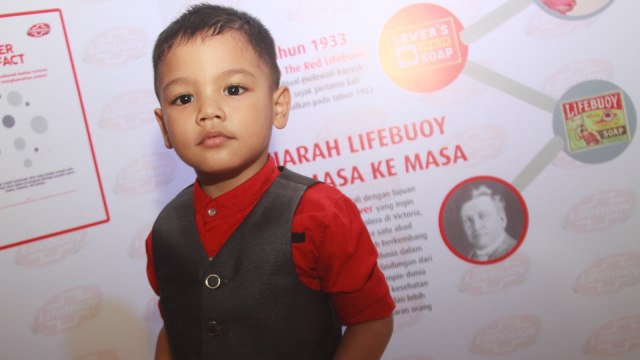 Arjuna, anak Titi Kamal dan Christian Sugiono (Foto: Munady)