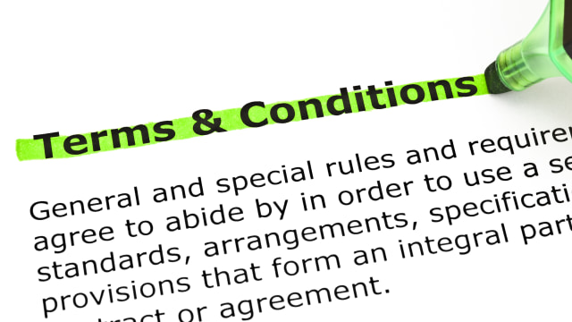 Terms and Conditions (Foto: Thinkstock)