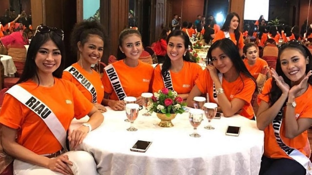 Persiapan Puteri Indonesia 2017 (Foto: instagram/@officialputeriindonesia)