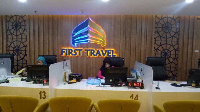 Kantor First Travel. (Foto: Aria Pradana/kumparan)