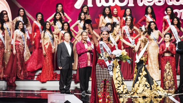 Puteri Indonesia 2017, Bunga Jelitha (Foto: ANTARA FOTO/M Agung Rajasa)