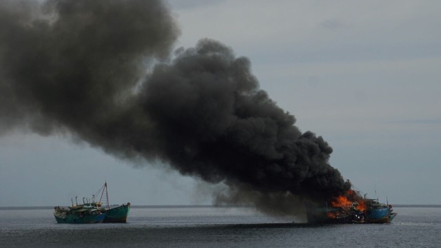 Peledakkan Kapal di Pontianak, Kalimantan Barat