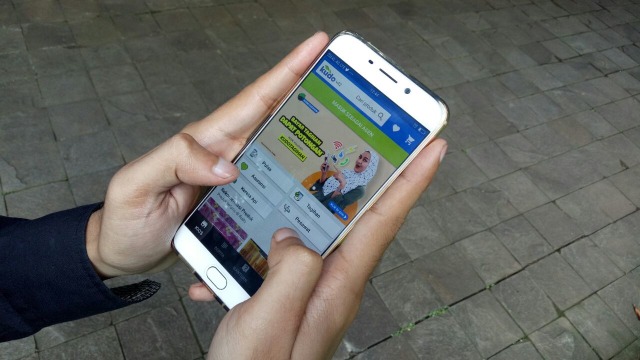 Aplikasi Kudo di ponsel Android. (Foto: Aditya Panji/kumparan)