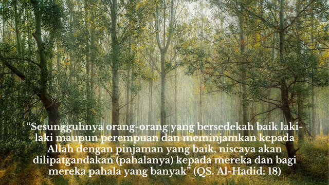 Orang Orang Yang Bersedekah Akan Dilipat Gandakan Pahalanya Oleh Allah Kumparan Com