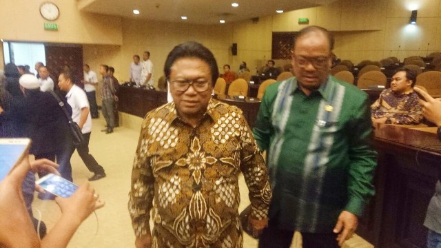 Oesman Sapta Odang hadiri rapat paripurna DPD. (Foto: Akbar Ramadhan/kumparan)