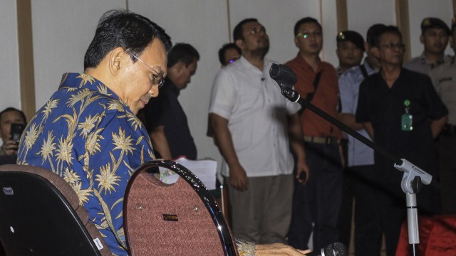 Sidang Ahok ke-17 (Foto: ANTARA FOTO/Gilang Praja)