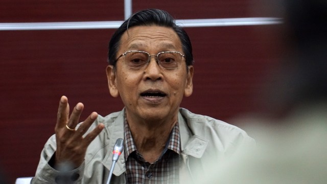 Boediono, mantan wakil presiden Indonesia. (Foto: Aditia Noviansyah/kumparan)