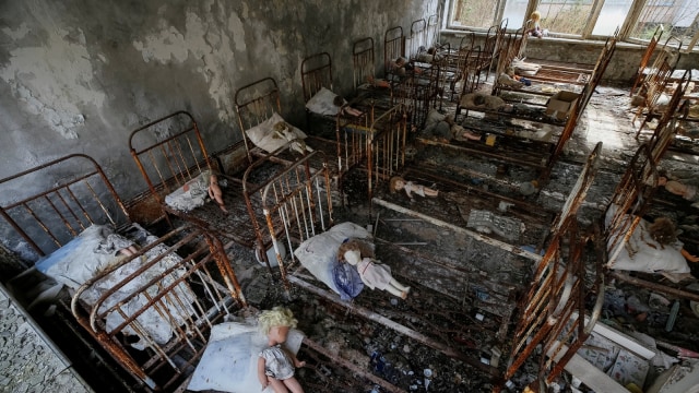 Bencana Nuklir Chernobyl. Foto: Reuters/Gleb Garanich