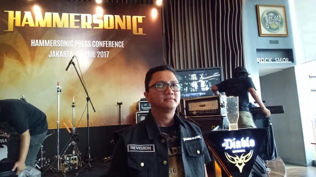Wendi Putranto selaku COO Hammersonic 2017. (Foto: Prabarini Kartika/kumparan)