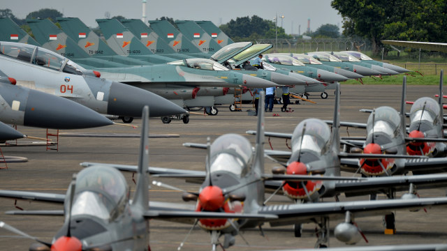 Pesawat TNI AU. (Foto: Widodo S. Jusuf/Antara)