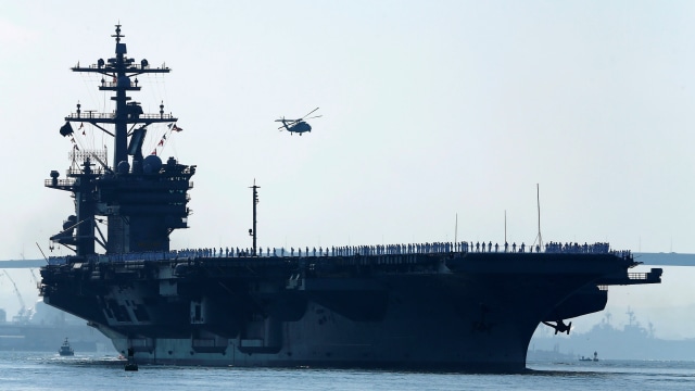 USS Carl Vinson (Foto: REUTERS/Mike Blake)