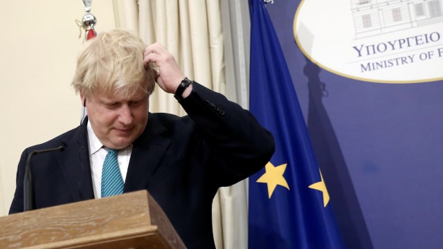 Menteri Luar Negeri Inggris, Boris Johnson (Foto: REUTERS/Alkis Konstantinidis)