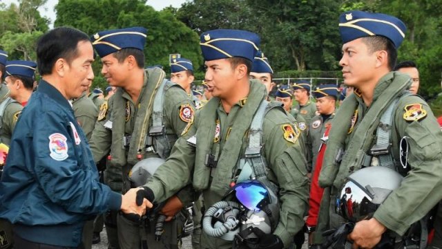 Pesan Jokowi di HUT TNI AU ke-71: Profesional dan Dicintai Rakyat (42772)