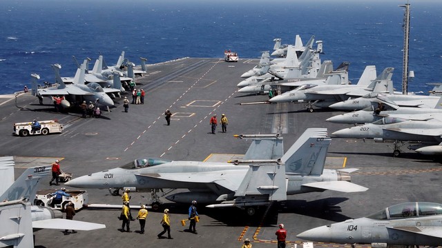 Armada Angkatan Laut Amerika. Foto: Reuters/Erik De Castro