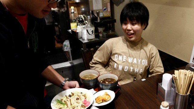 Sajian menu Restoran 'Ramen Nagi', Tokyo (Foto: REUTERS/Kim Kyung-Hoon)