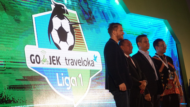 Petinggi di peluncuran Gojek Traveloka Liga 1. (Foto: Aditia Noviansyah/kumparan)