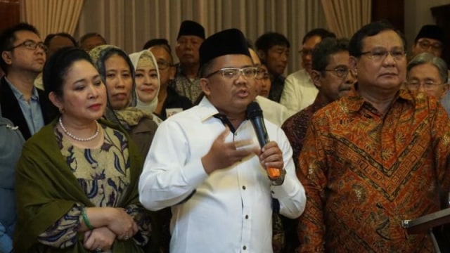 Sohibul Iman dalam pertemuan dengan Prabowo (Foto: Aditia Noviansyah/kumparan)