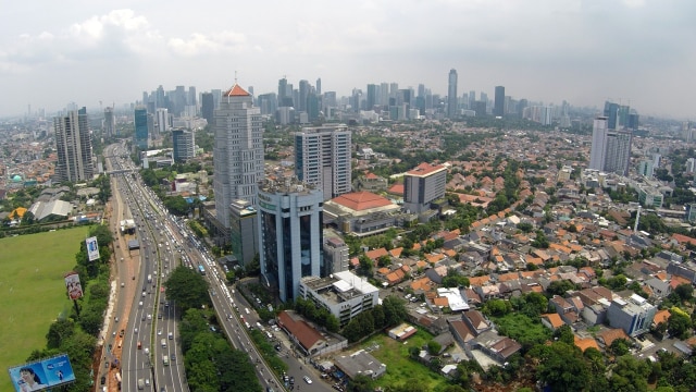 Jalan Gatot Subroto dari udara (Foto: Aditia Noviansyah/kumparan)