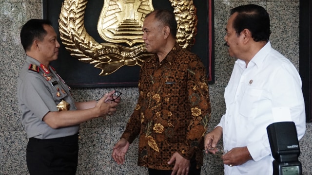 Kapolri, Ketua KPK dan Jaksa Agung (Foto: Ubaidillah/ANTARA)