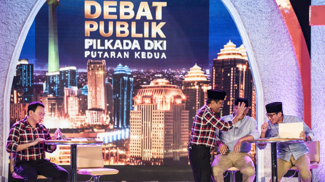 Debat Publik Pilkada DKI Putaran Kedua. (Foto: Antara/M Agung Rajasa)