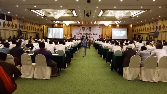 Rapat Konsolidasi Fraksi PKS. (Foto: Wandha Hidayat/kumparan)