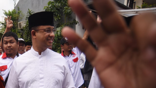 Anies Resmikan Masjid Nurul Ibad di Lubang Buaya (Foto: Antara/Akbar Nugroho Gumay)