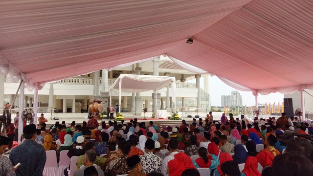 Peresmian Masjid Raya Jakarta. (Foto: Kevin Kurnianto/kumparan)