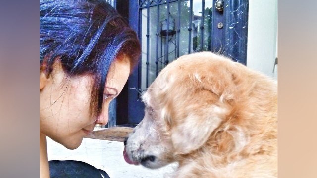 Melanie Subono dan anjing peliharaannya (Foto: Instagram/@melaniesubono)
